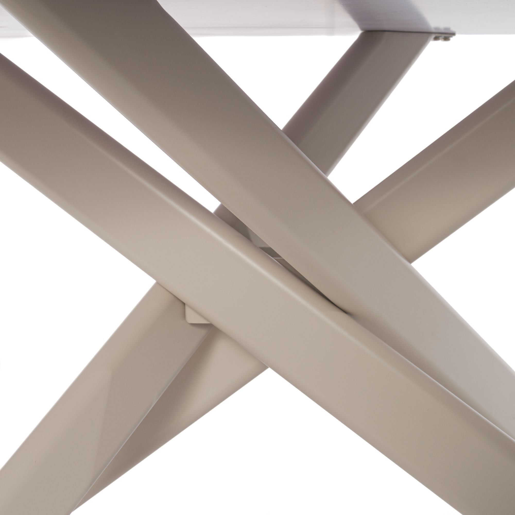 Tavolo SAINT FLORENT in ceramica finitura travertino 180x90x76 cm