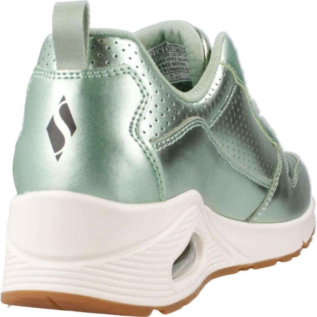 Sneakers De  Mujer Uno - Metallixs Verde