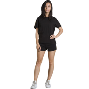 T-Shirt maniche corte oversized da donna Gold