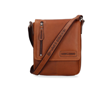 Borsa a tracolla  da uomo In Vera pelle Made in Italy 26x30x8 cm