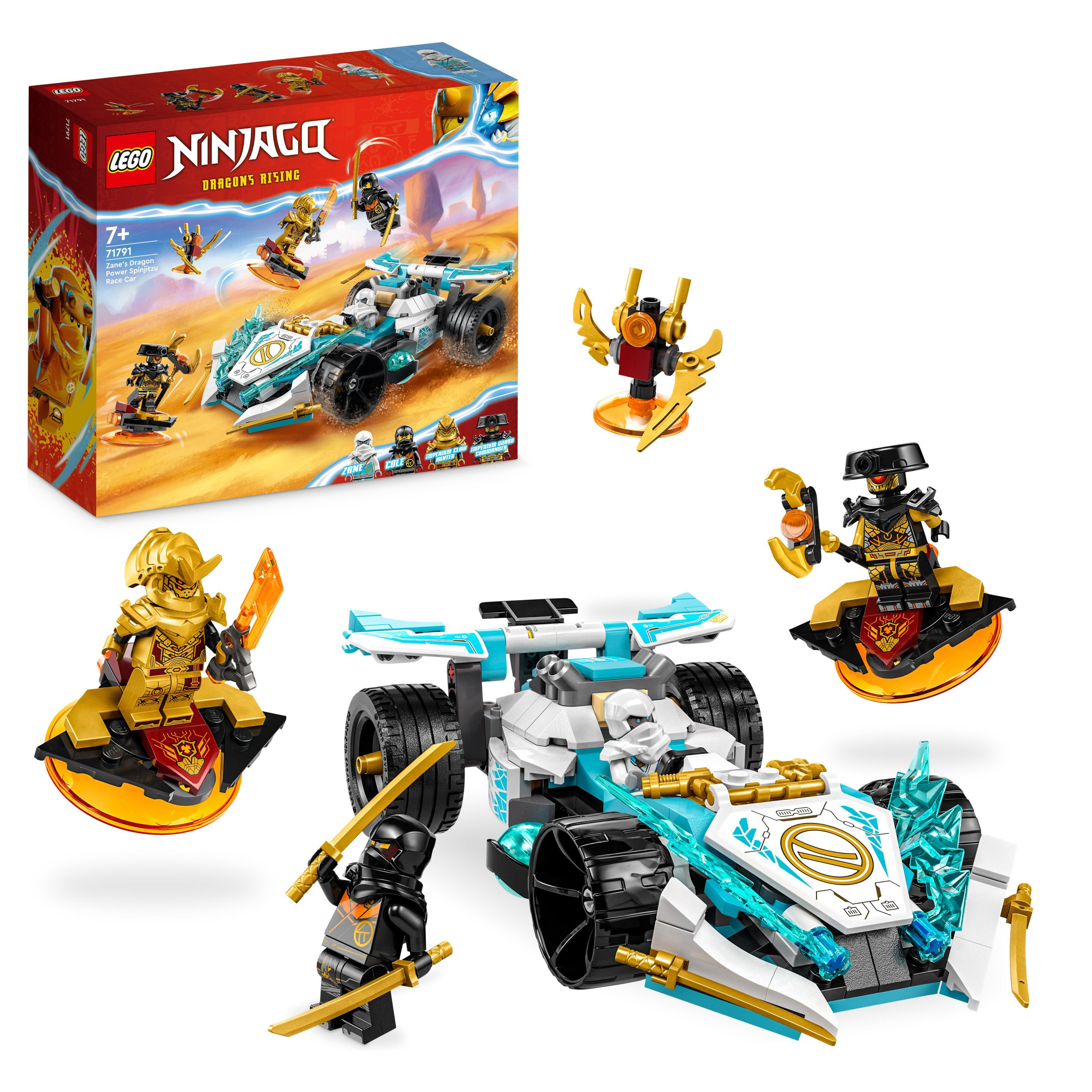 LEGO NINJAGO 71791 - AUTO DA CORSA SPINJITZU DRAGON POWER DI ZANE