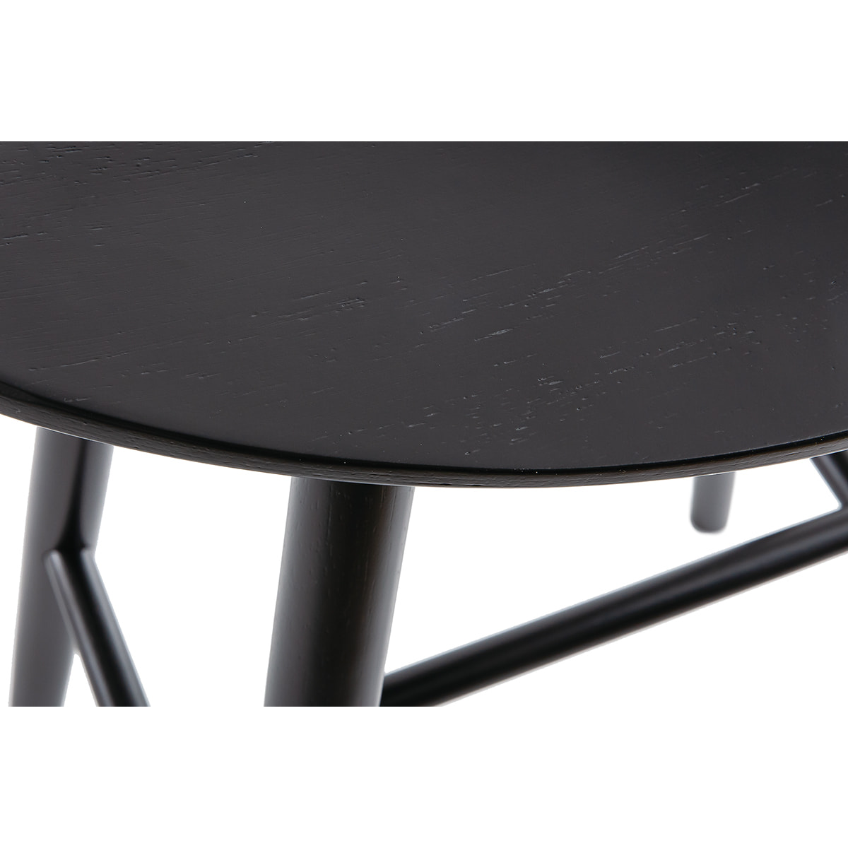 Tabouret de bar bois noir H65 cm DEMORY