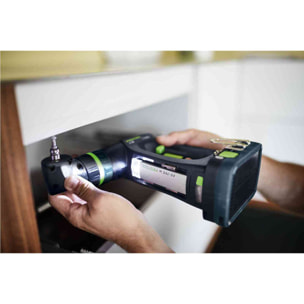 Perceuse visseuse sans fil C 18 HPC 4.0 I-SET - FESTOOL - averc 2 batteries 18V 4.0Ah - chargeur - accessoires - Systainer - 577617