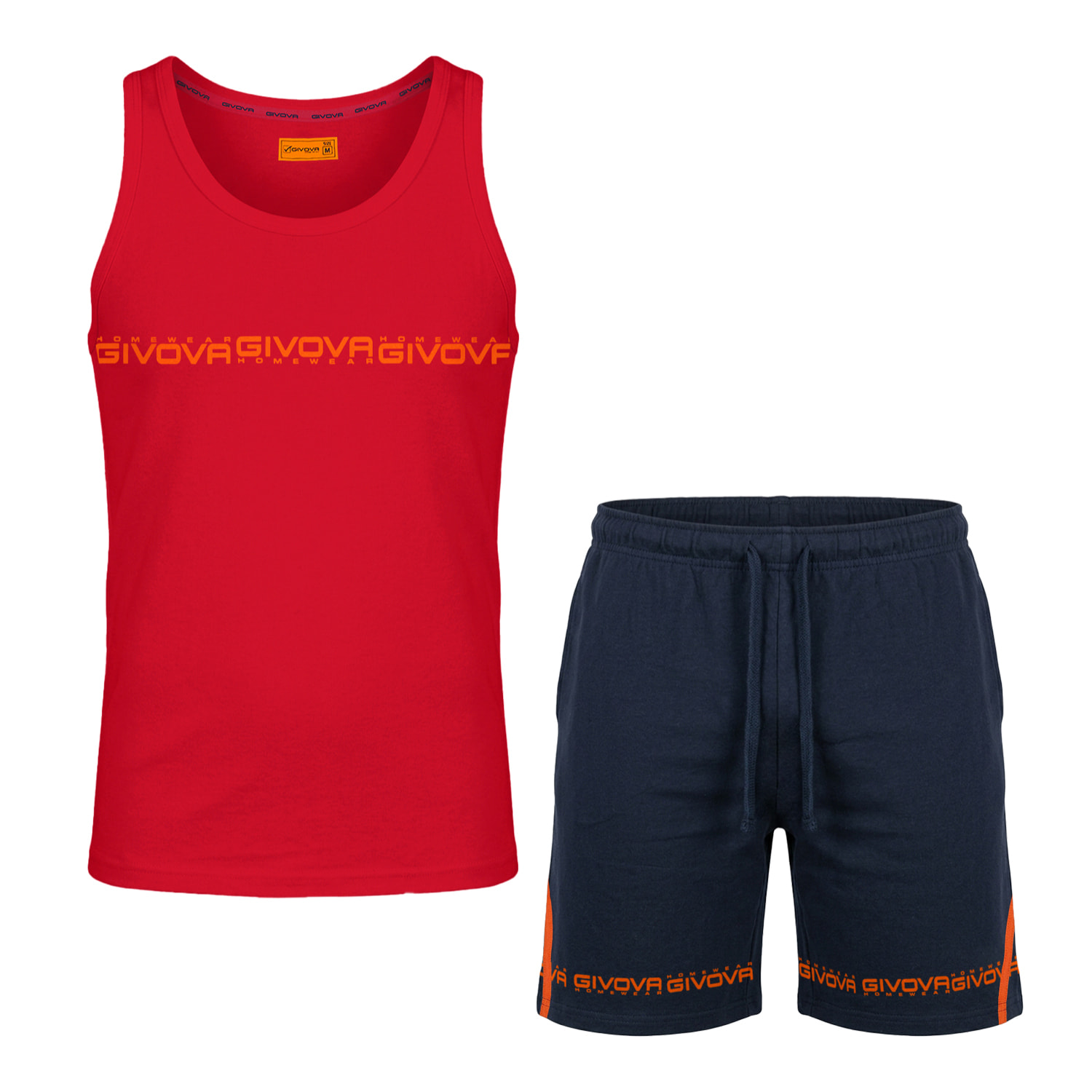 Completo Homewear Uomo Corto GIVOVA Cotone