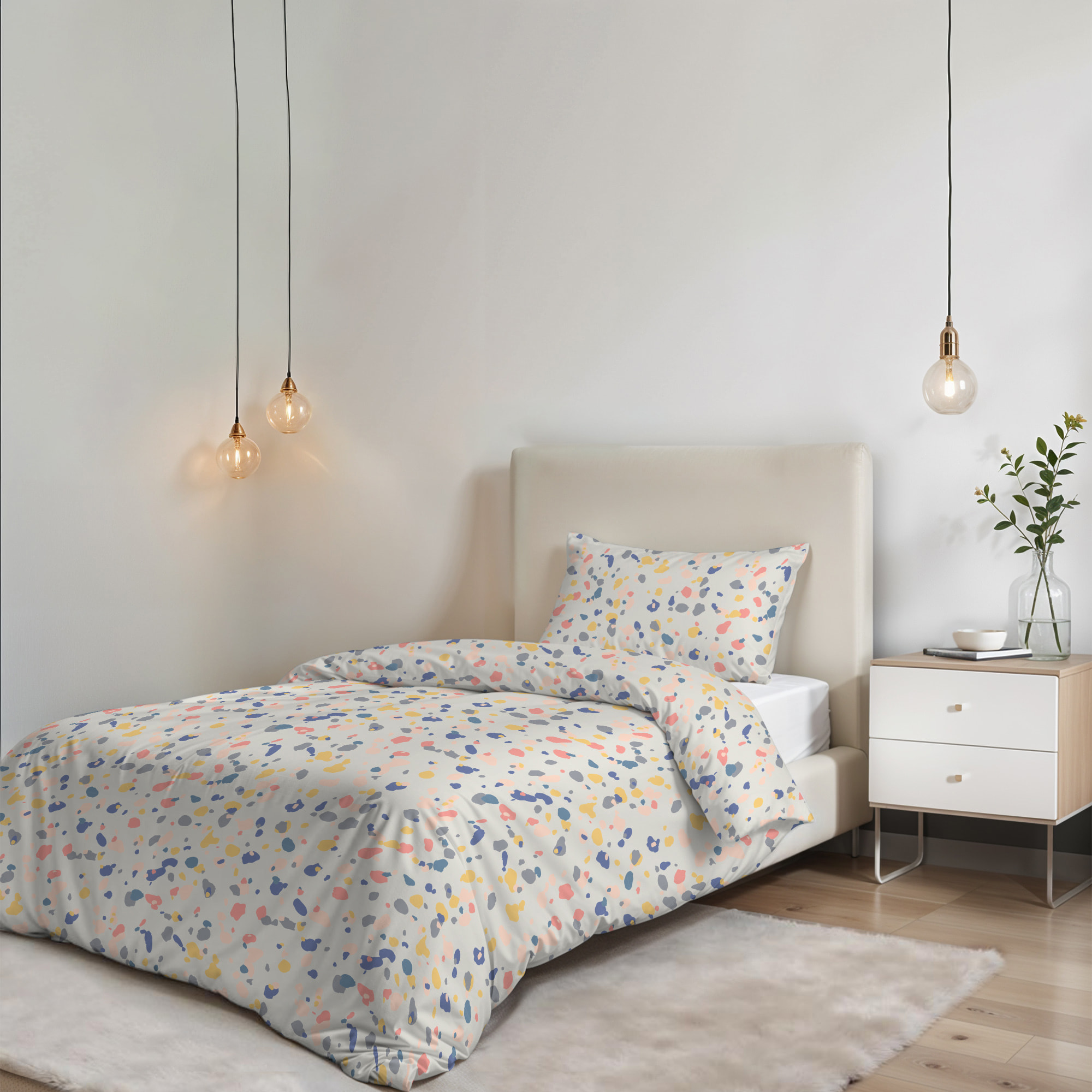 COPRIPIUMINO FANTASY, 100% Microfibra, No Stiro - BACKGROUND