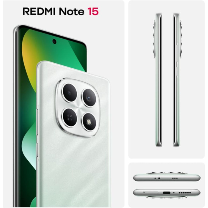 Smartphone XIAOMI Redmi Note 15 Vert 128Go 4G