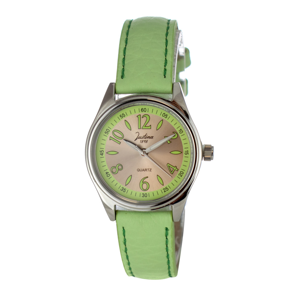 Reloj Justina 32560 Mujer Analogico Cuarzo con Correa de Piel