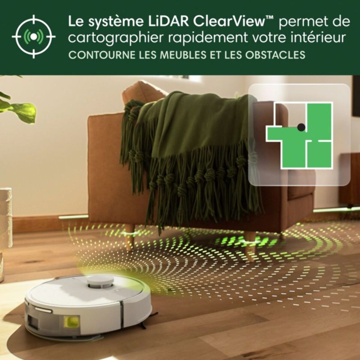 Aspirateur robot IROBOT Roomba 105 Combo Y311240