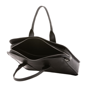 Borsa a mano  unisex In Vera pelle Made in Italy 40x30x8 cm