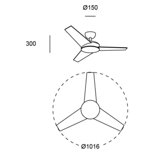 Forlight Ventilador IP20 Windy Blanco Blanco