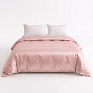 Sacco copripiumino in raso di cotone - rosa