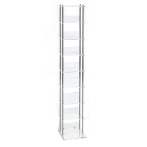 Tomasucci Colonne LATINA Porte-CD Transparent