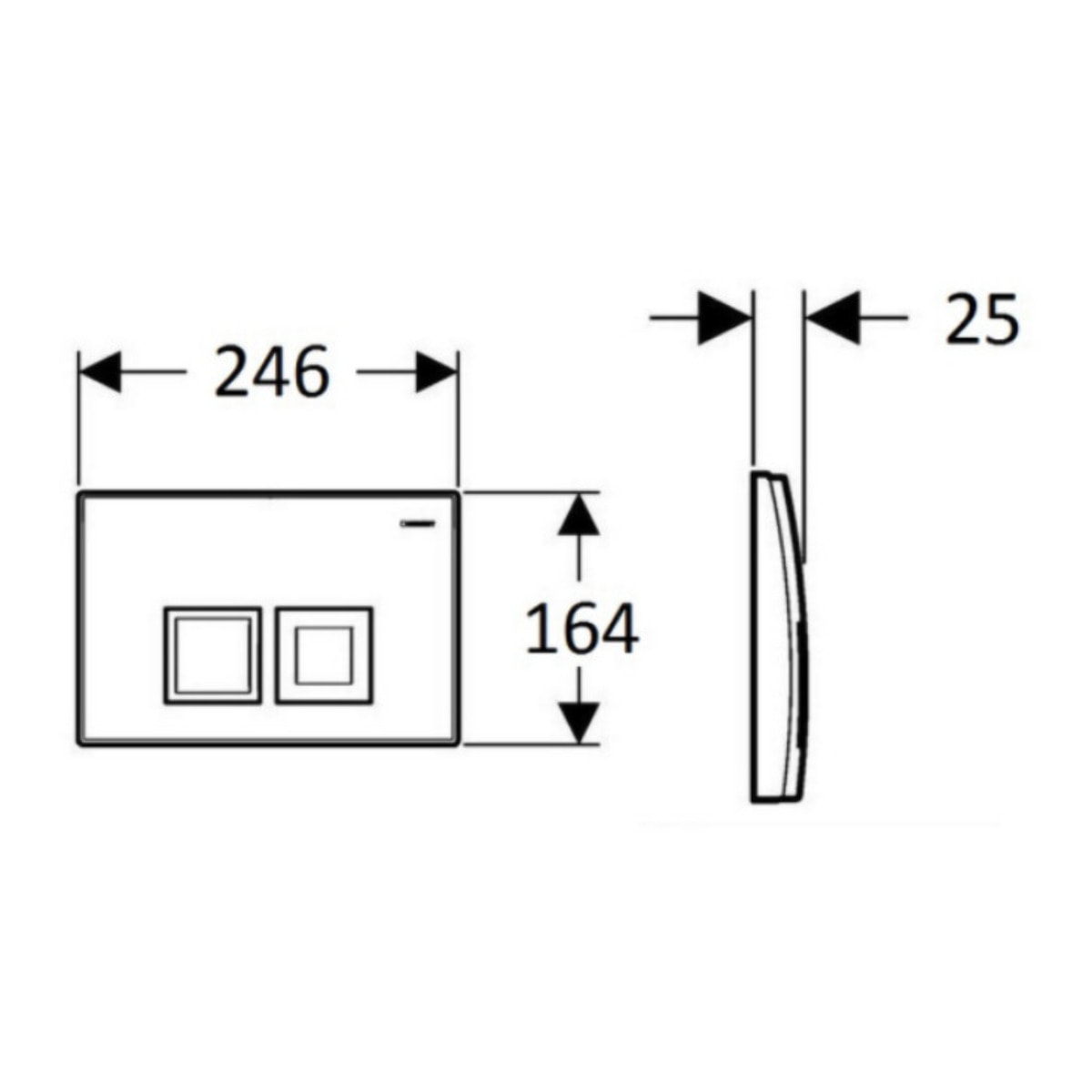 Pack WC bati-support Geberit + Cuvette Swiss Aqua Technologies sans bride fixations invisibles + plaque chrome (INFINITIOGEB2)