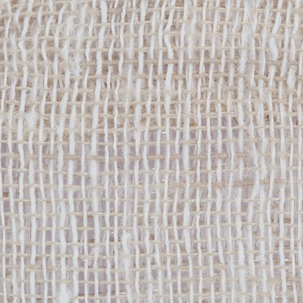 Lot de 2 voilages "Fred" blanc 60x90cm