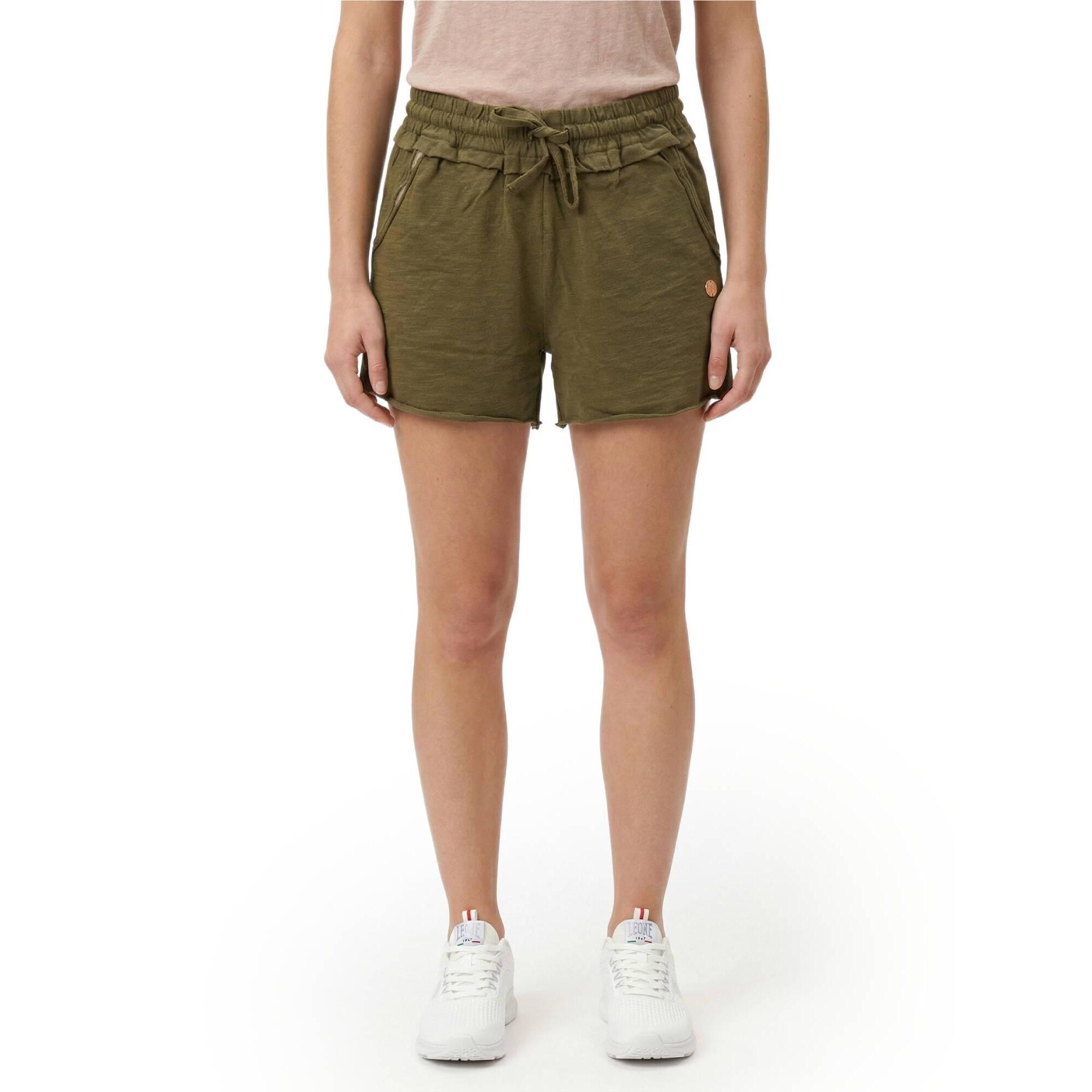 Pantalones cortos estilo safari urbano para mujer