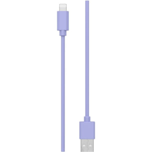 Câble de charge ESSENTIELB USB-A 1M vers Lightning Violet