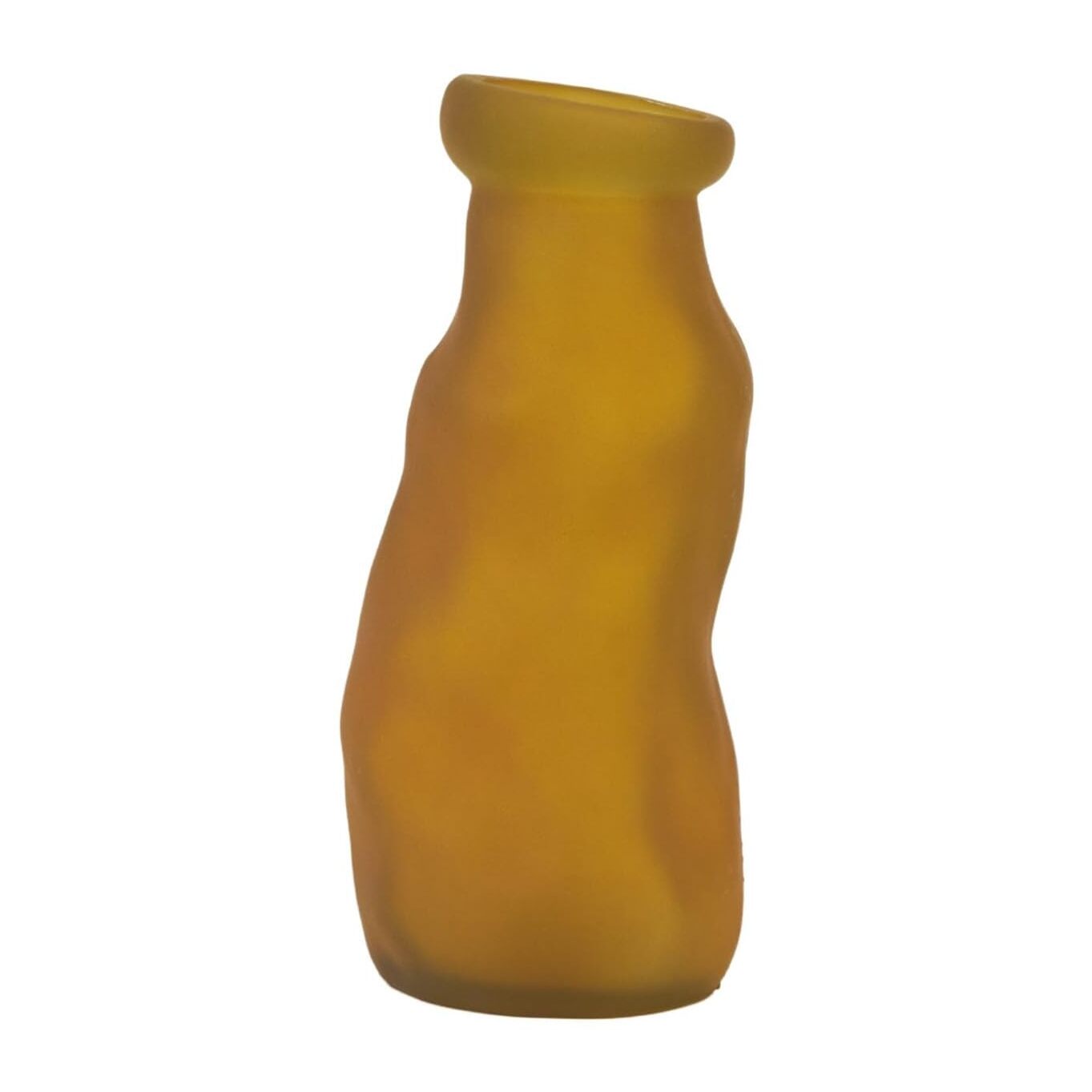 Vaso monofiore Baloon in vetro riciclato satinato