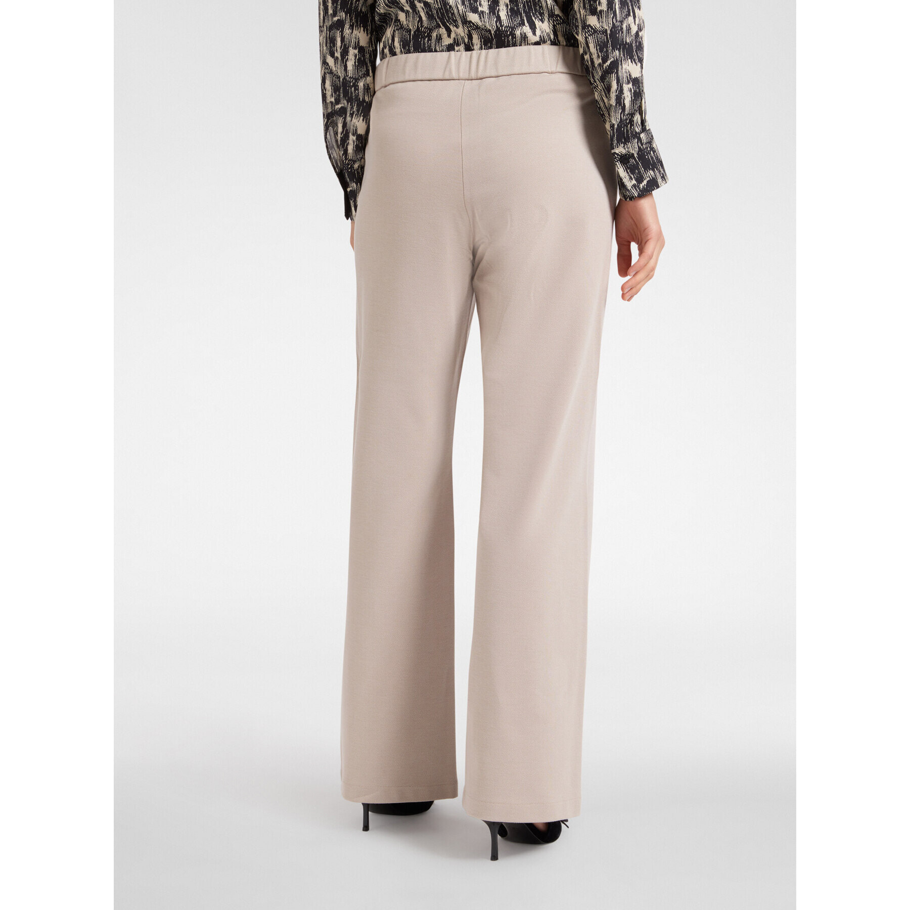 Elena Mirò - Pantaloni pull on in jersey - Beige