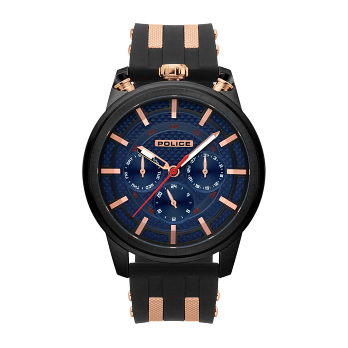Reloj Police R1451299002 Hombre Analogico Cuarzo con Correa de Silicona