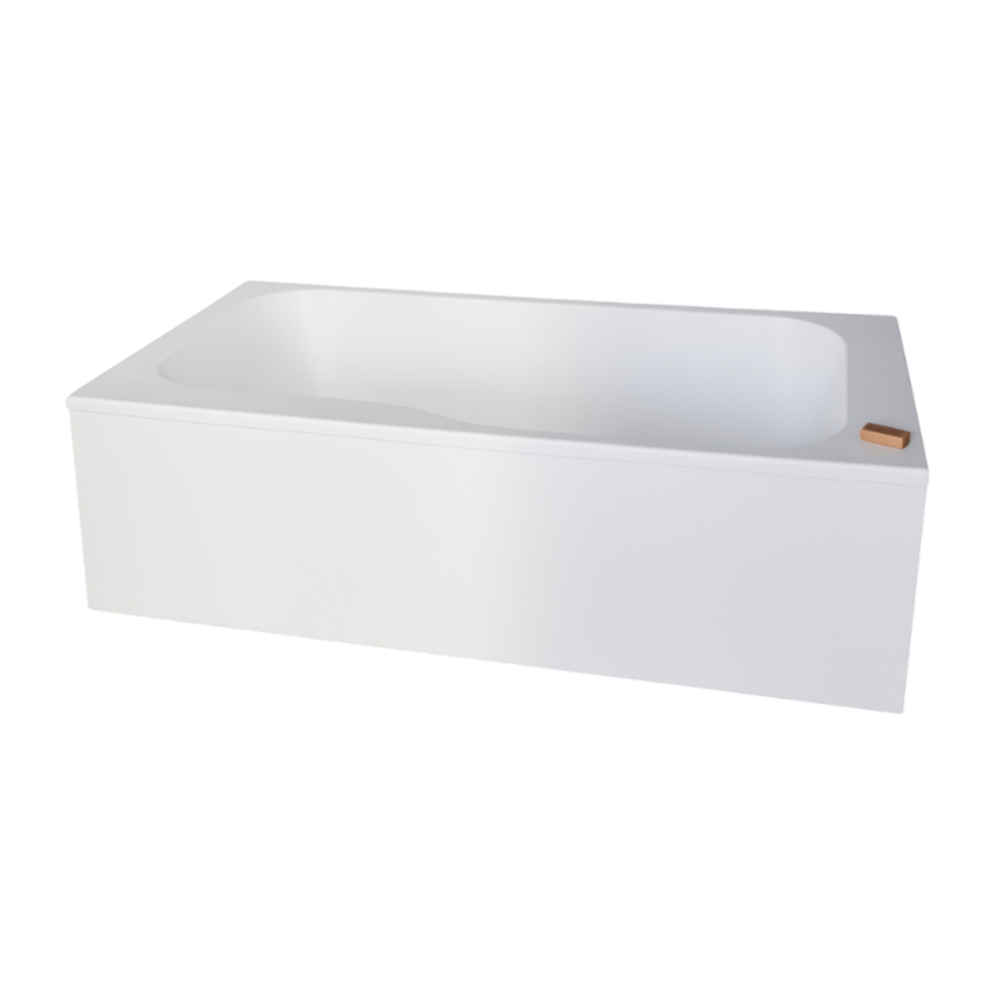 Baignoire bain douche Malice antidérapante + tablier niche 160 x 85 version droite