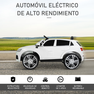 Coche Eléctrico para Niños Blanco