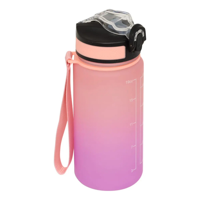 Gourde avec paille 0,6L