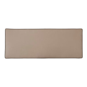 Tête de lit tapissée Madary -bois/panneau particules / mousse pu/ textil-couleur beige 165 x 60 x 4 cm