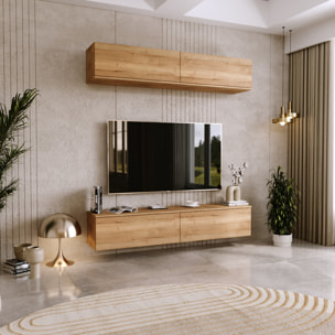 Mobile Porta TV Nicole 160 cm in Rovere Craft