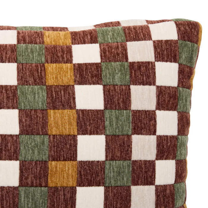 Coussin Mosai rectangulaire 30x50cm terracotta