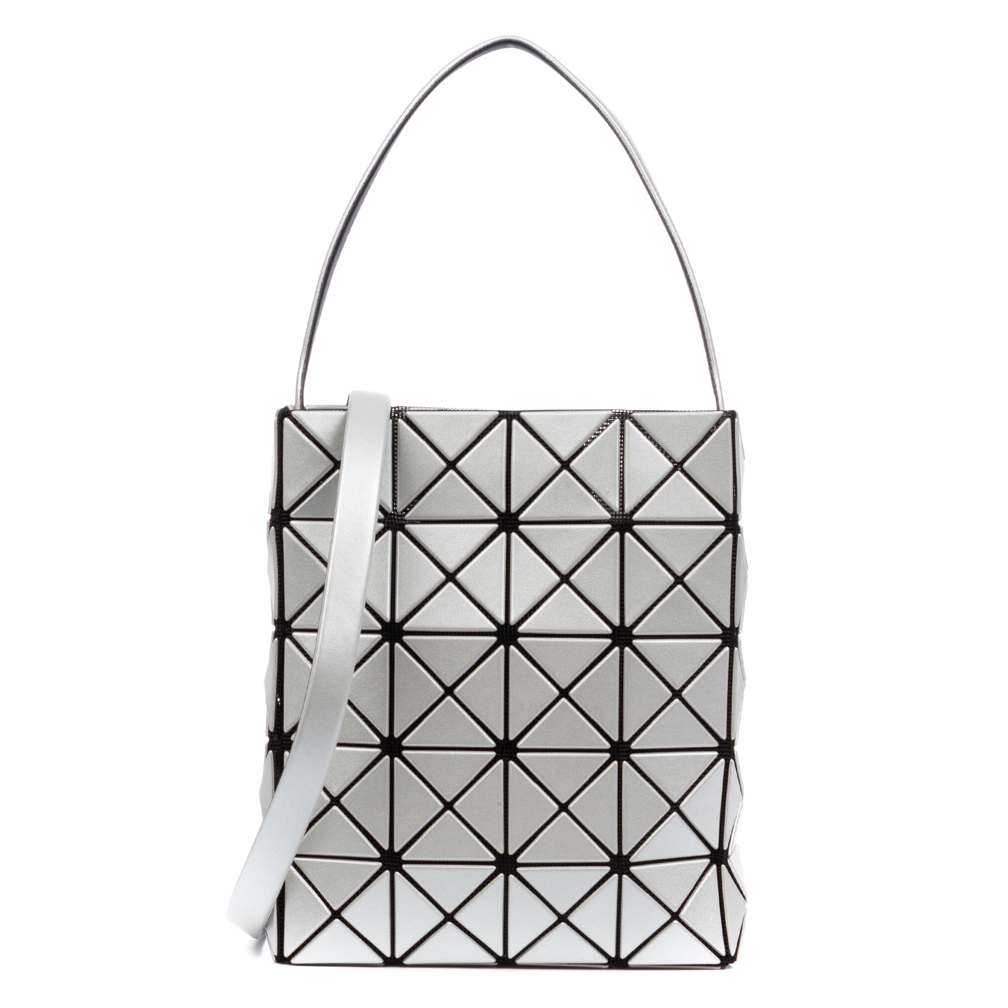 Aterno bolso bandolera y de mano de diseño geométrico.