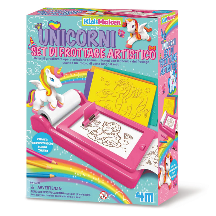 Set di frottage artistico Unicorni