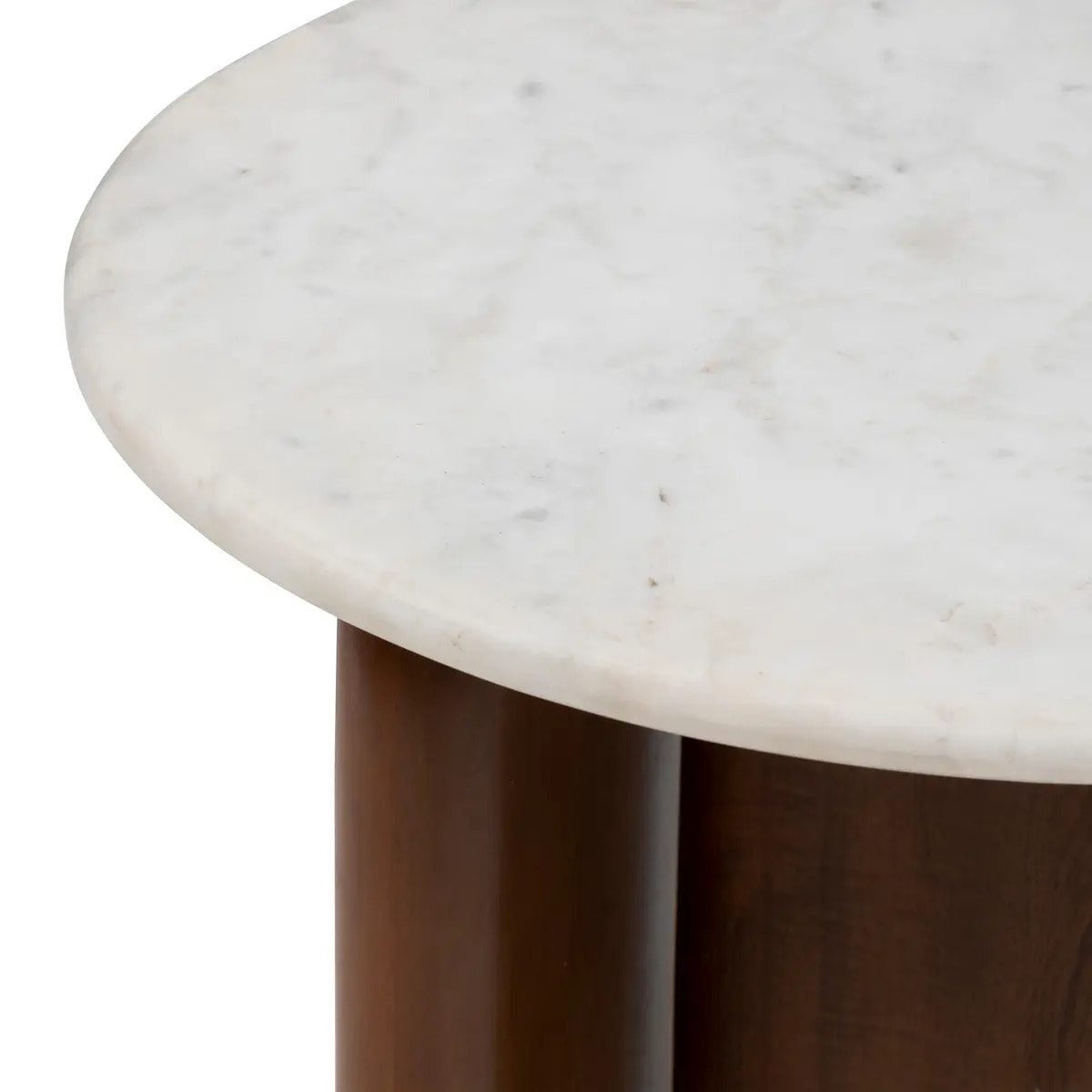 Table d'appoint "Nanda" blanc 56,5x5151cm