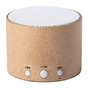 Altavoz nature cartón reciclado Bluetooth 5.0 . Potencia Sonido 3W. Batería 300 mAh