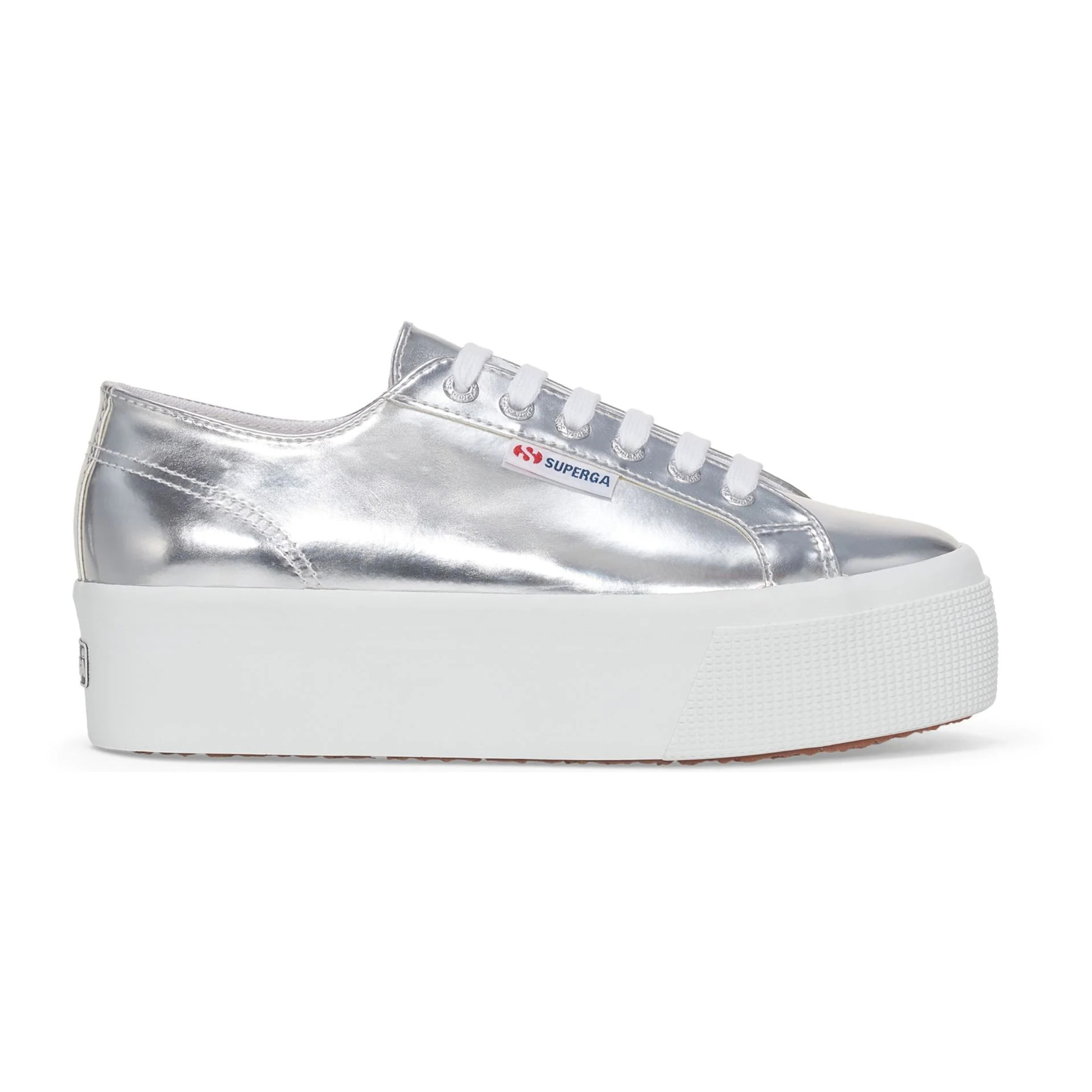 Scarpe da donna Superga Grigio 2790 MIRROR SYNTHETIC MATERIAL