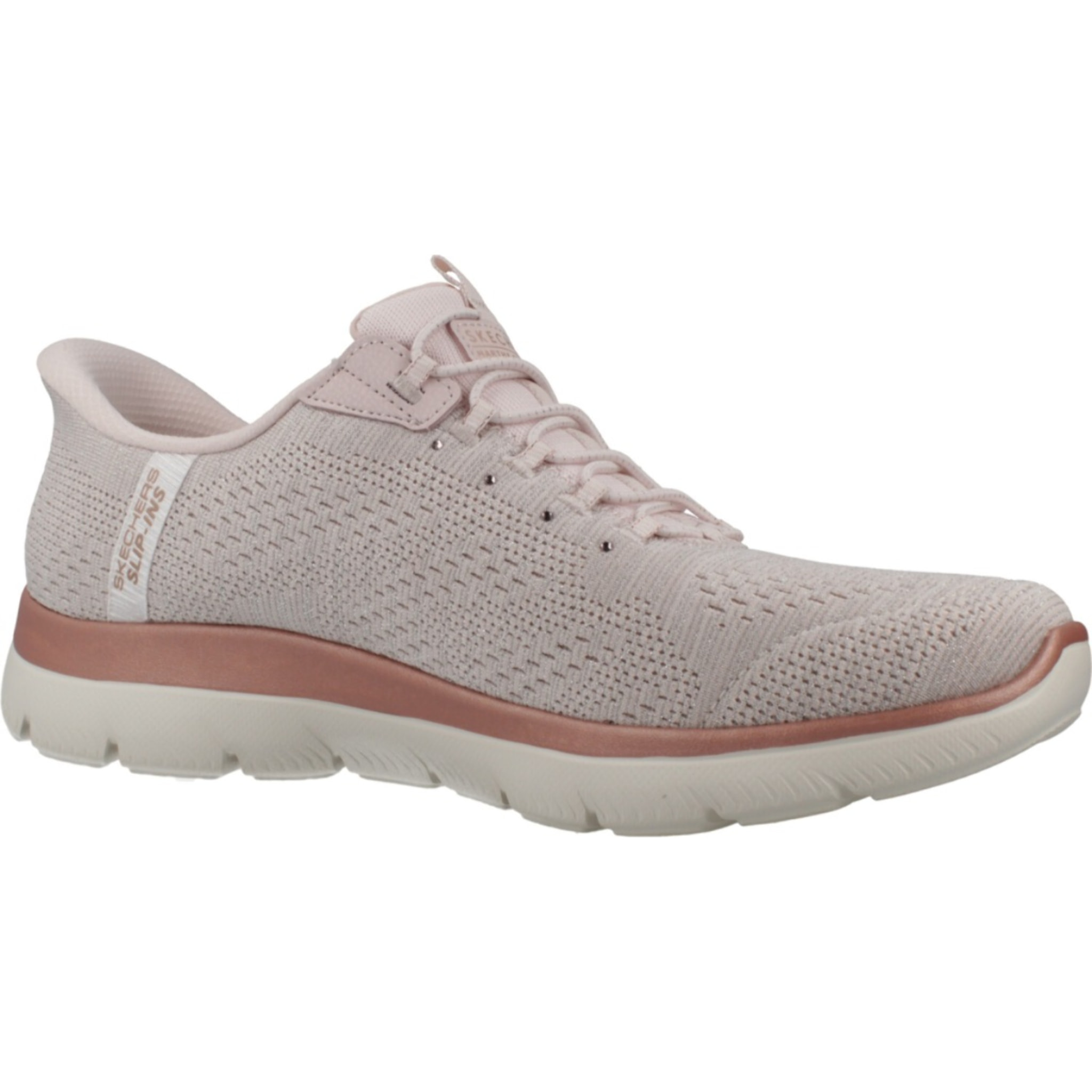 Sneakers De  Mujer Slip - Ins Arch Fit Summits Soft Rosa