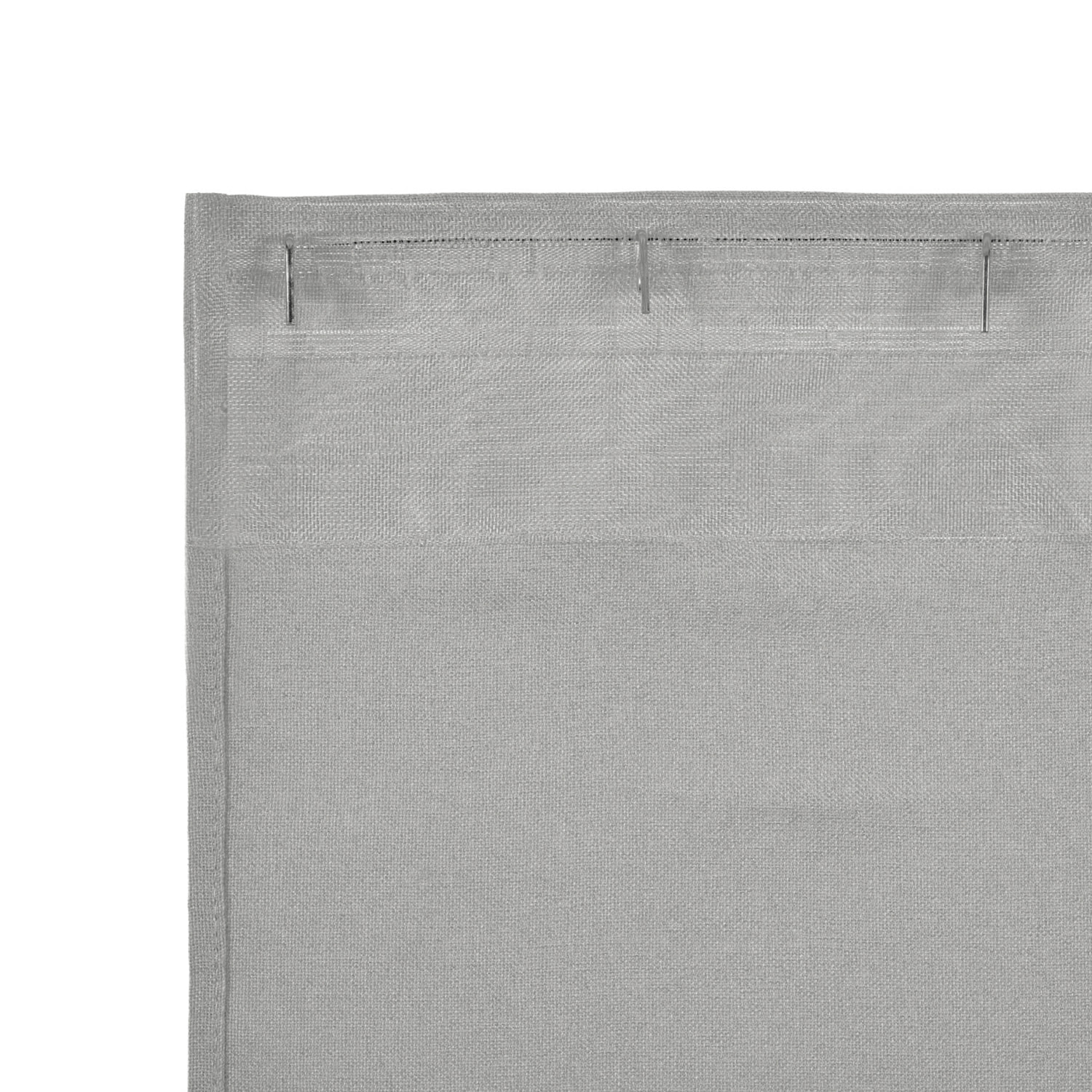 Cortina de cinta semi-transparente STONE XXL Plata