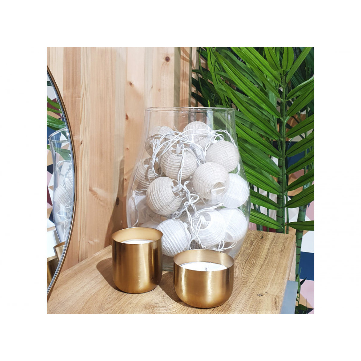 Lot 2 de Guirlandes lumineuses en papier L 3.10 m - GUILY