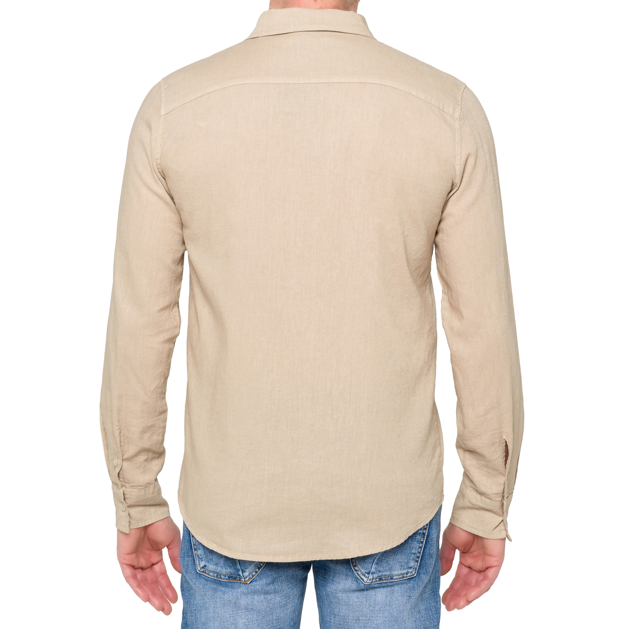 Camisa de lino Hot Buttered Saunders Beige