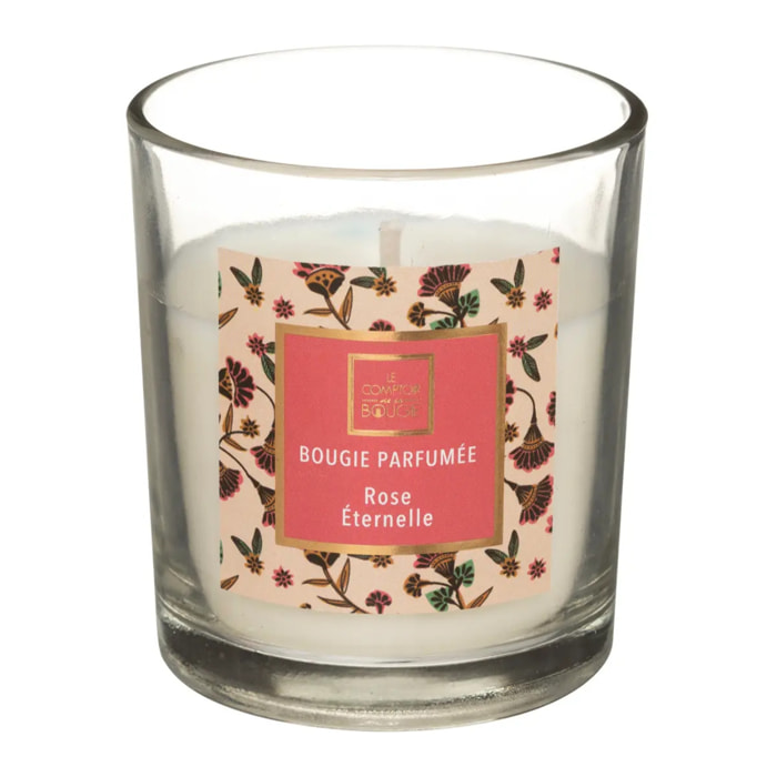 Bougie parfumée "Neda" - rose - 110g