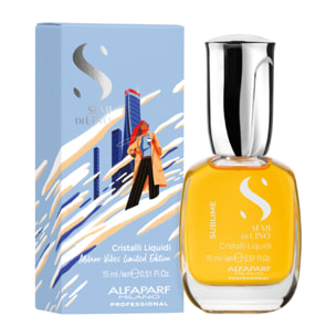 ALFAPARF MILANO Semi Di Lino Sublime Cristalli Liquidi Blue Limited  Edition 15ml