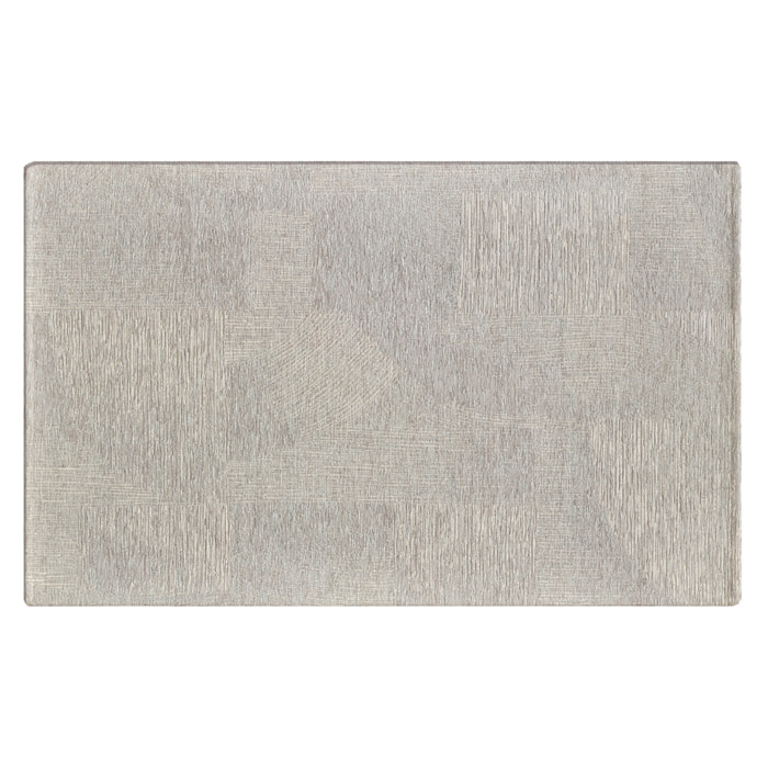 Tappeto Jacquard Ideale Salotto Camera Ingresso Made In Italy Antiscivolo, Lavabile, Morbido Disegno Graffio Sabbia By Suardi