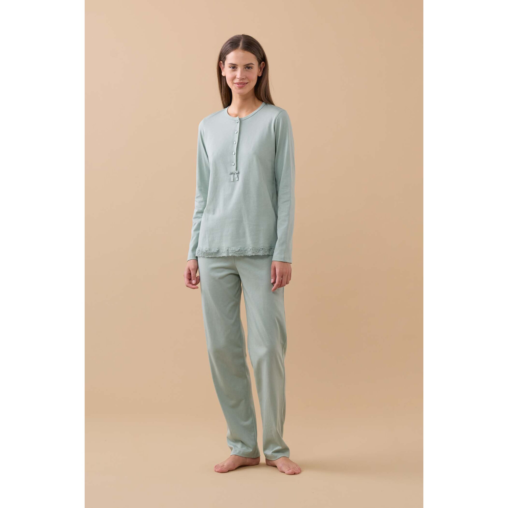 Pigiama donna jersey invernale articolo simply Noidinotte