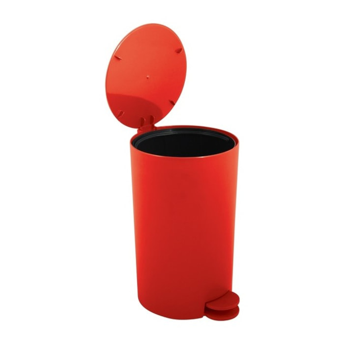 Poubelle à  pédale OSAKI 3L Rouge mat MSV