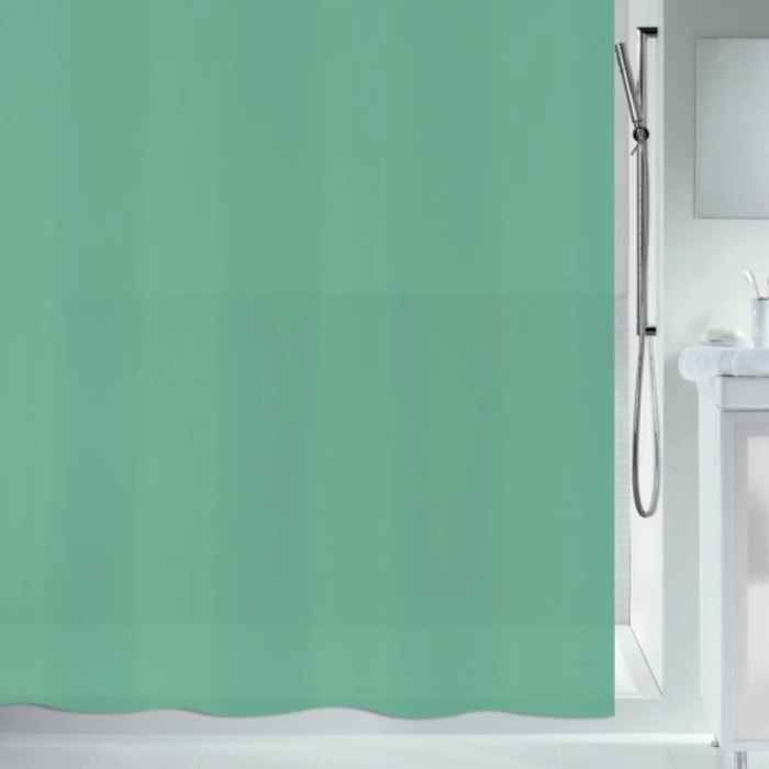 Rideau de douche PEVA BIO 180x200cm Vert Spirella
