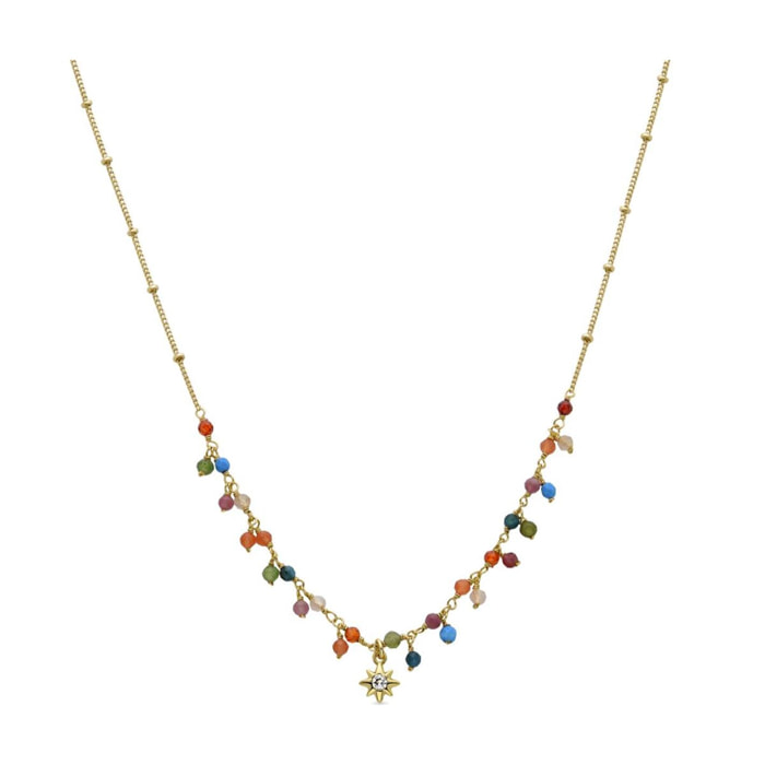 Collar Lux by Lux acabado oro 18k