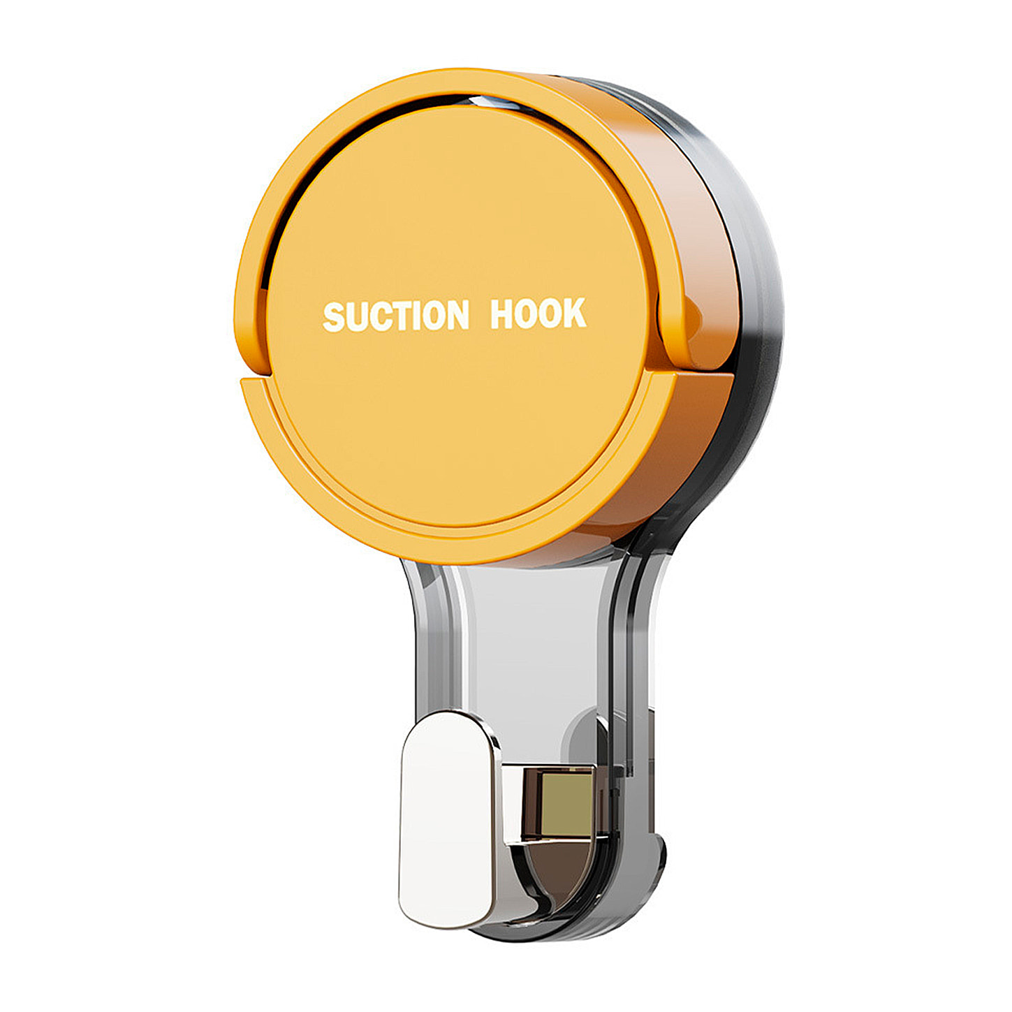 Gancho de pared al vacío con ventosa, soporte y percha impermeable reutilizable.