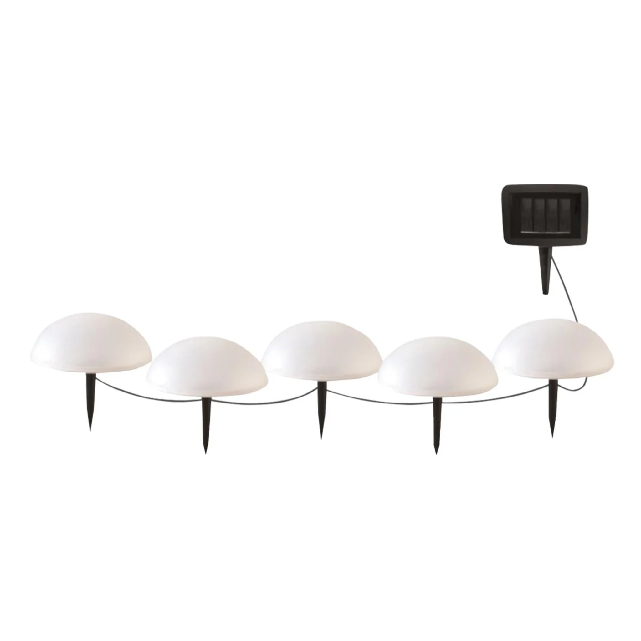 5 Demi boule solaire HALF MOON D15CM
