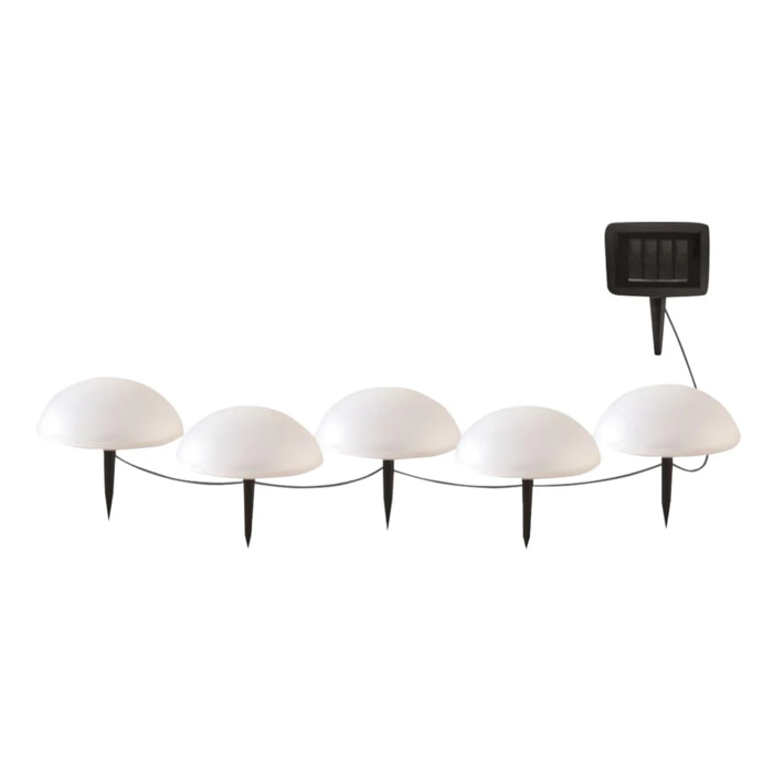 5 Demi boule solaire HALF MOON D15CM