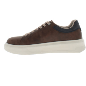 Armata di Mare Scarpe Uomo Court Maxi Sneakers Casual con Soletta Rimovibile in Memory Foam AMU W24M609 Cognac