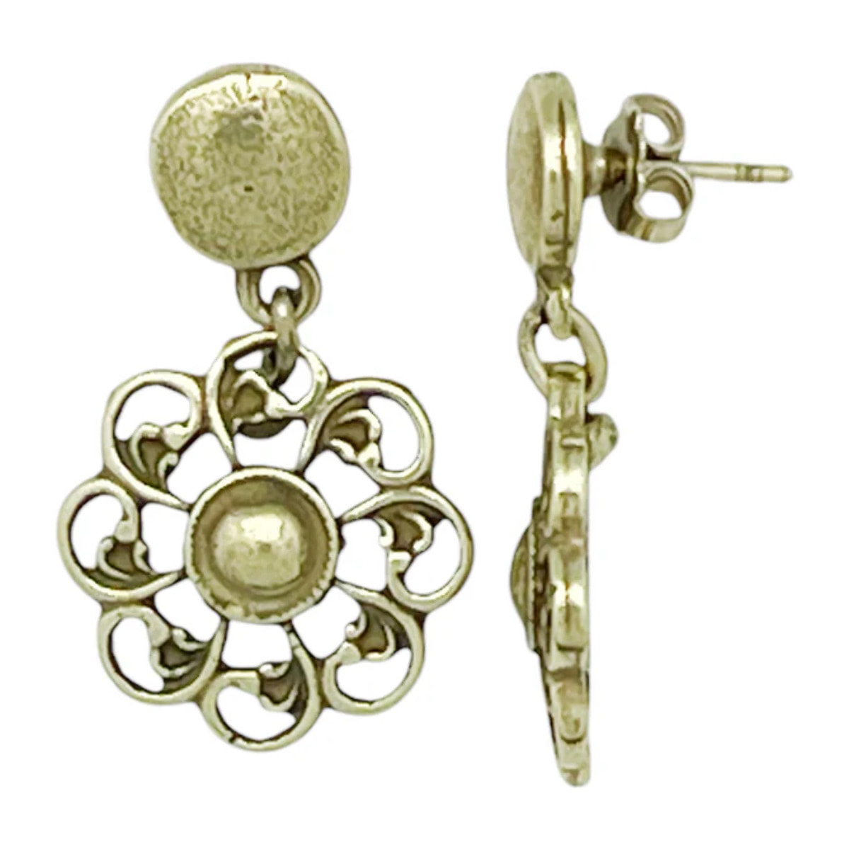 Pendine Aurea en dorado filigrana